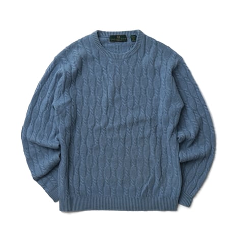 Embassy Row / Cashmere Cable Knit Crewneck Sweater