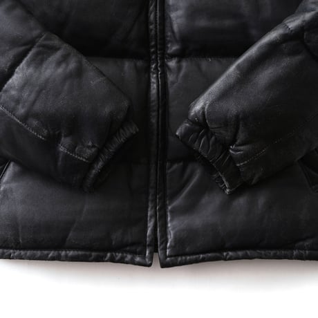 Schott / Vintage, Leather Down Jacket