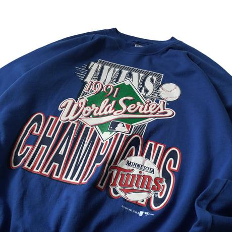 Minnesota Twins / Vintage, 1991 World Series Champion Crewneck Sweatshirt
