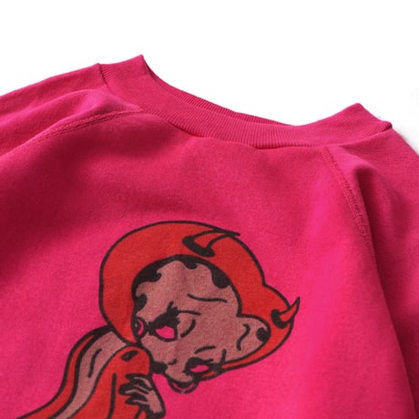 Betty Boop / Vintage Bootleg, Crewneck Sweatshirt "Red Devil"
