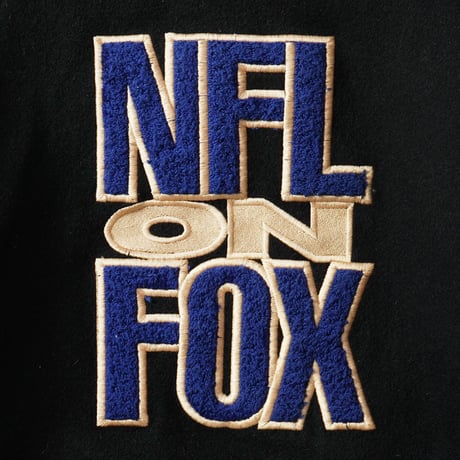 NFL on FOX / Vintage, Melton Leather Varsity Jacket