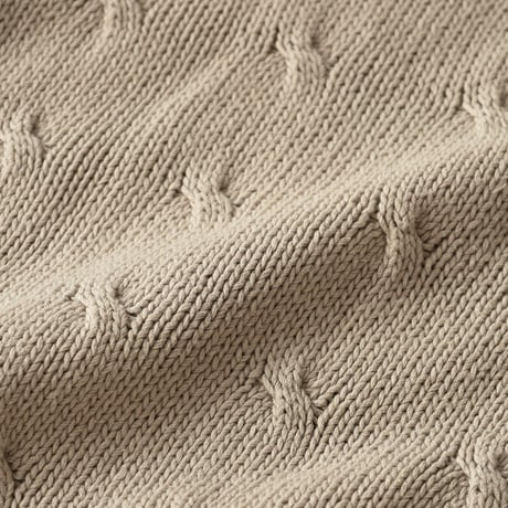 Pringle Of Scotland / Vintage, Line Ribbed Cotton Crewneck Knit