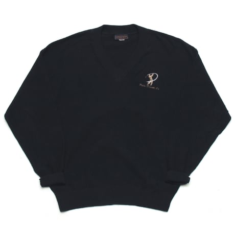 Andrew Rohan / Vintage, Knit V-Neck Sweater