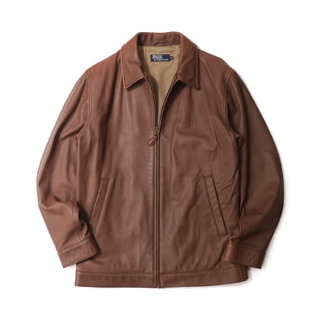 Polo Ralph Lauren / Vintage, Bradford Windbreaker Lamb Leather Jacket