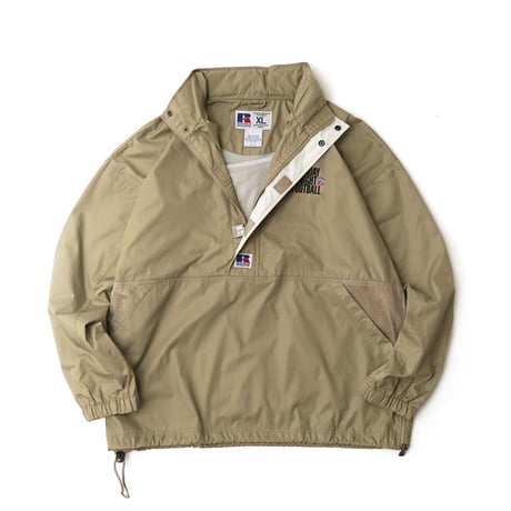 NFL / Vintage, Half Zip Pullover Nylon Jacket "ESPN Sunday Night Football" by Russell Athletics