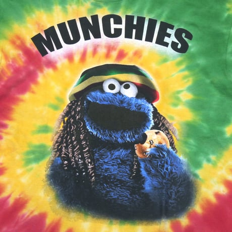 Sesame Street / Cookie Monster Tie-Dye S/S Tee "Munchies"