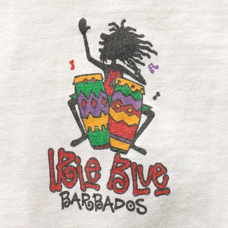 Barbados / Vintage, Souvenir S/S Tee "Irie Blue"