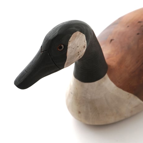 French Broad River Decoy Company / Vintage, Wood Duck Decoy "1985, Signed R. Livingston"