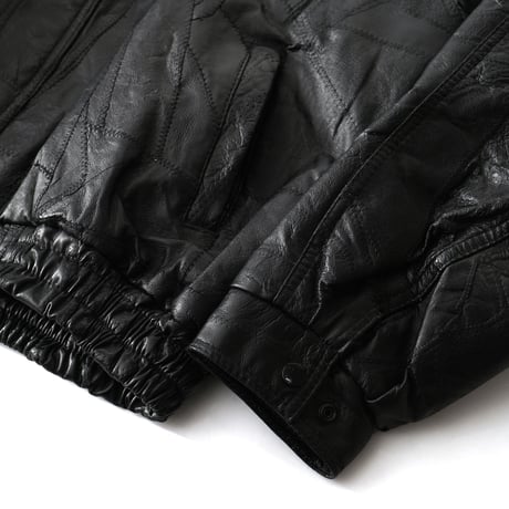 Vintage, Patch Work Leather Jacket