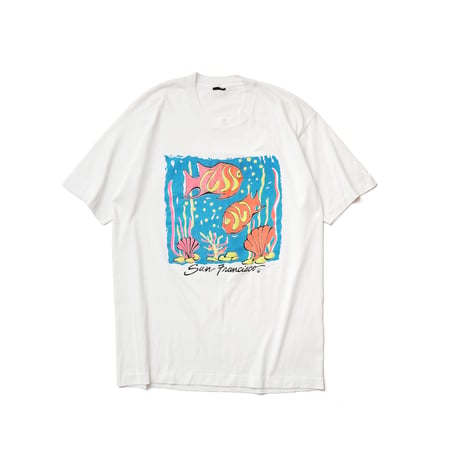 San Francisco / Vintage, Souvenir S/S Tee "Fish"