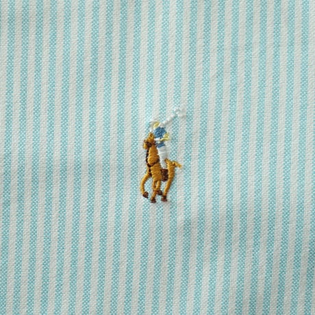 Ralph Lauren / Vintage, Striped Cotton Oxford B.D L/S Shirt "Classic Fit"