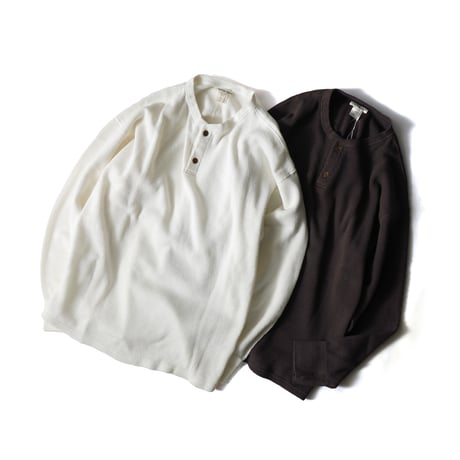 THE UNION / Henley Thermal L/S Tee