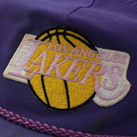 Los Angeles Lakers / Vintage, 4th-Logo 5-Panel Velcro-strapback Rope Hat