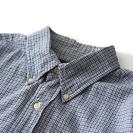 Ralph Lauren / Vintage, Tattersall Plaid Cotton B.D L/S Shirt "Blaire"
