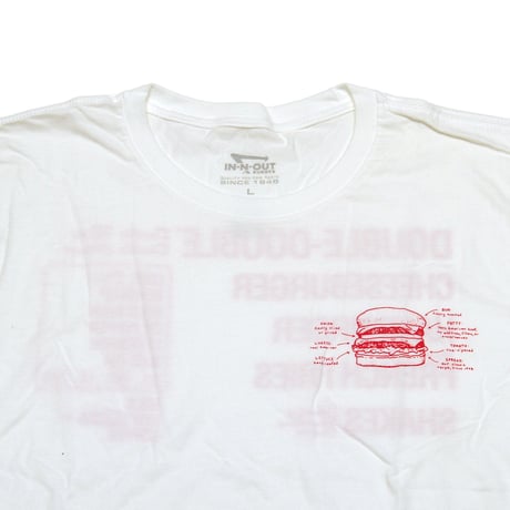 IN-N-OUT BURGER / Menu S/S Tee