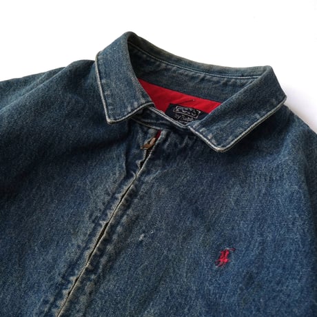 Polo Ralph Lauren / Vintage, Fleece Liner Bayport Denim Windbreaker