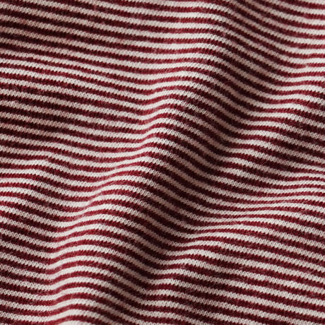 Denim & Flower / Pin-Striped S/S Tee