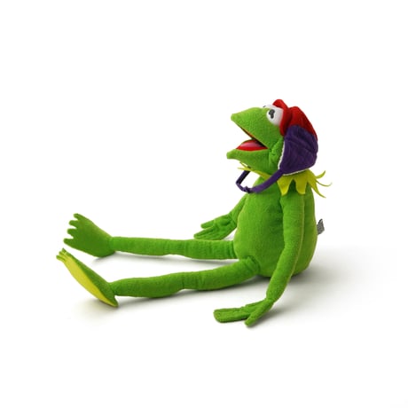Kermit the Frog / Vintage, Plush Toy "Frog-Tographer"