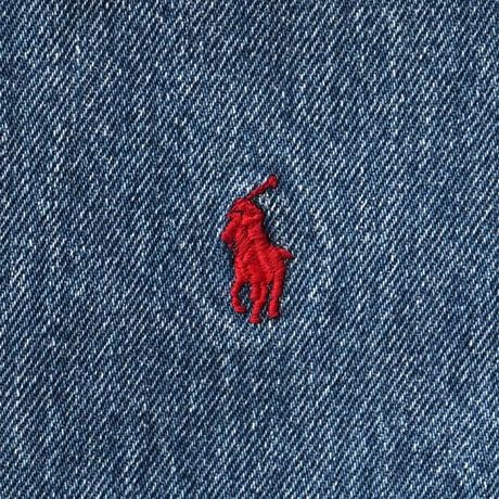 Polo Ralph Lauren / Vintage, Fleece Liner Bayport Denim Windbreaker