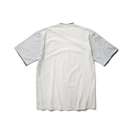 Ohio State University / Vintage, Striped Fake-Layered Extension S/S Tee