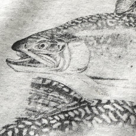 the Adirondacks, NY / Vintage, Souvenir S/S Tee "Brook Trout"