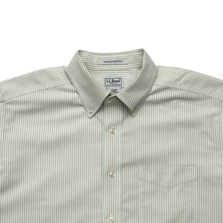L.L. Bean / Wrinkle-Free Twill Sport Shirt "Traditional Fit Striped"