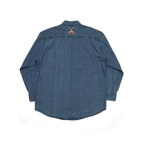 Hard Rock Cafe / Vintage, Denim B.D. L/S Shirt "Hard Rock Hotel & Casino Lake Tahoe"