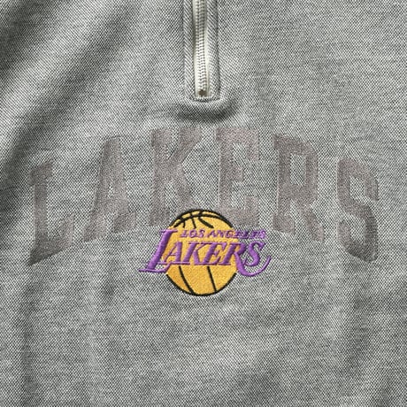 Los Angeles Lakers / Vintage, Quarter Zip Up Sweatshirt