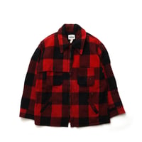 Woolrich / Vintage, Double Mackinaw Cruiser Jacket "Buffalo Plaid, Wool Melton"