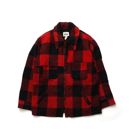 Woolrich / Vintage, Double Mackinaw Cruiser Jacket "Buffalo Plaid, Wool Melton"