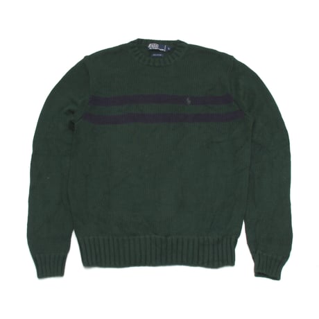 Polo Ralph Lauren / 90's Vintage, Cotton Knit Crewneck Sweater