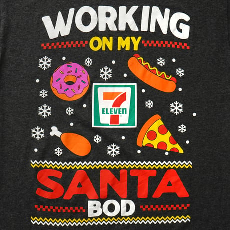 7-Eleven / Working On My Santa Bod S/S Tee