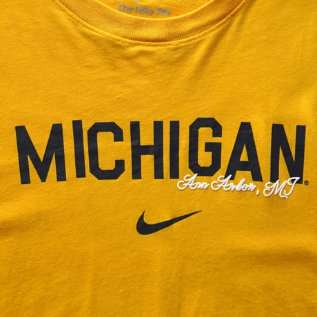 NIKE / University of Michigan L/S Tee "Go Blue"