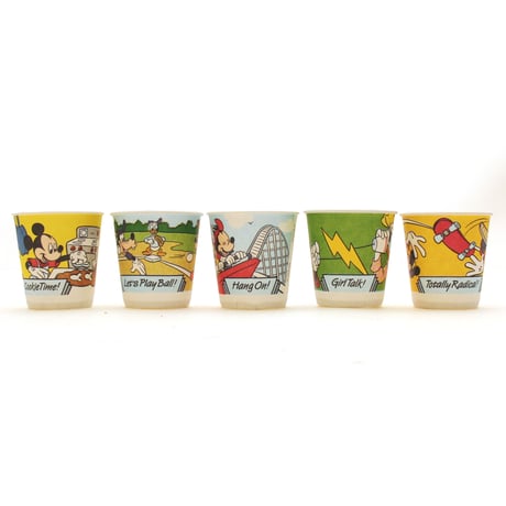 Dixie × Disney / Mickey and Friends Bathroom Cups (200Cups, 3oz, All 10 Cup Scenes)