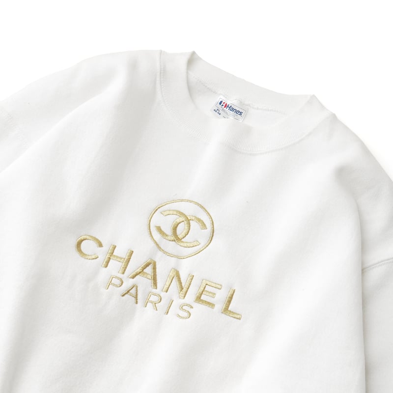 Chanel / Vintage Bootleg, Logo Embroidered Crew Chanel / Vintage Bootleg, Logo Embroidered Crew