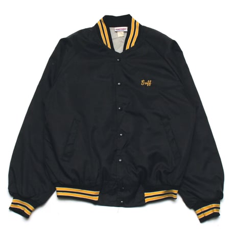 Canon City Carpentry / 80's Vintage, Nylon Varsity Jacket