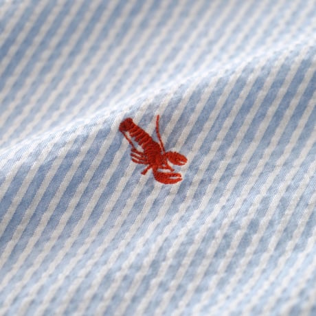 Brooks Brothers / Seersucker Lobster Striped L/S Shirt