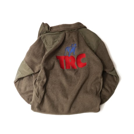 Teereco / Vintage, Embroidery Custom Zip Up Fleece Jacket
