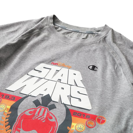 Star Wars / Run Disney Star Wars Half Marathon - The Dark Side 2016 S/S Tee (champion body)