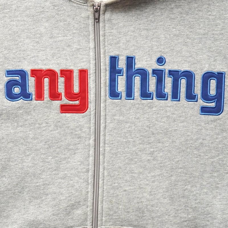 aNYthing / Vintage, Logo Zip Up Hoodie | ティーレコ