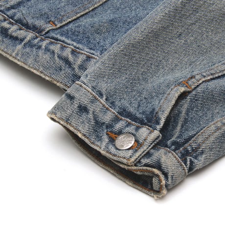 Harley Davidson / Vintage, Denim Tracker Jacket "Born In The USA"