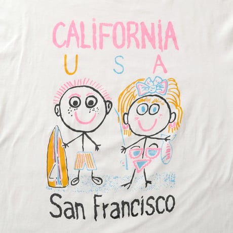 San Francisco / Vintage, Souvenir S/S Tee "California, USA"