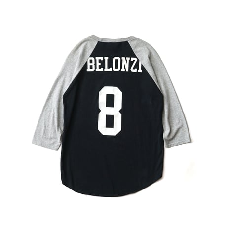 Modern Monsters / Raglan 3/4 Sleeve Tee "Belonzi, 8"
