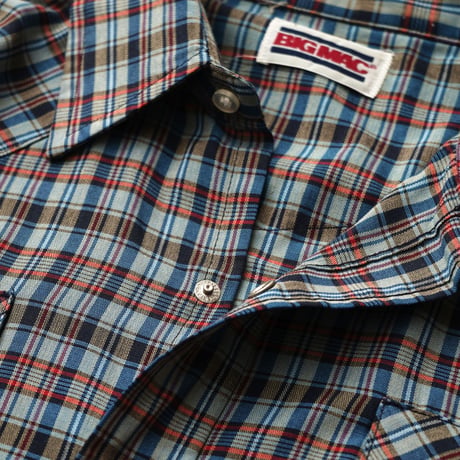 Big Mac / Vintage, Plaid Western L/S Shirt