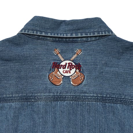 Hard Rock Cafe / Vintage, Denim B.D. L/S Shirt "Hard Rock Hotel & Casino Lake Tahoe"