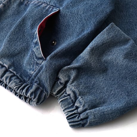Polo Ralph Lauren / Vintage, Fleece Liner Bayport Denim Windbreaker