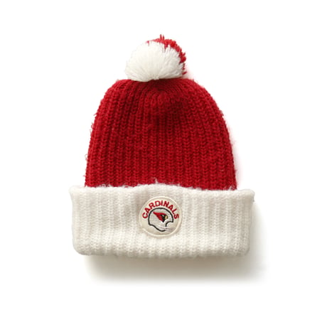 Arizona Cardinals / Vintage, Cuffed Knit Beanie with Pom