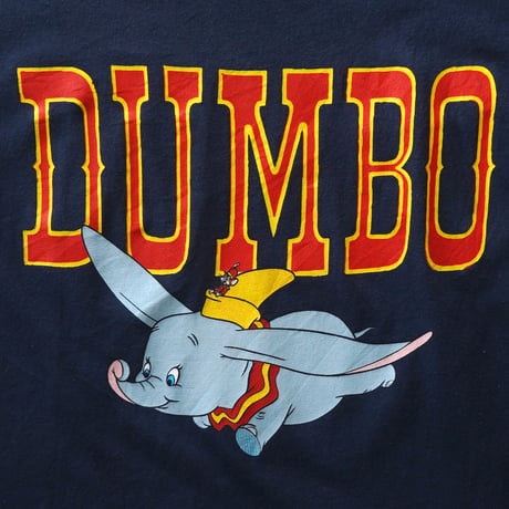 Dumbo,the Flying Elephant / Flight Out Of Circus Classic Logo S/S Tee