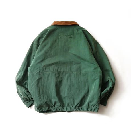 RAINFOREST / Vintage, Leather Collar Hunting Jacket with Fleece Liner