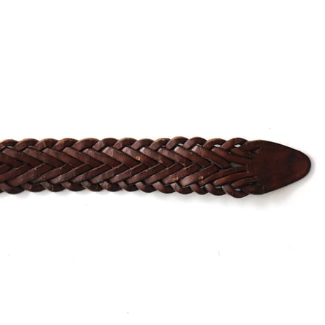 Braided Leather Belt